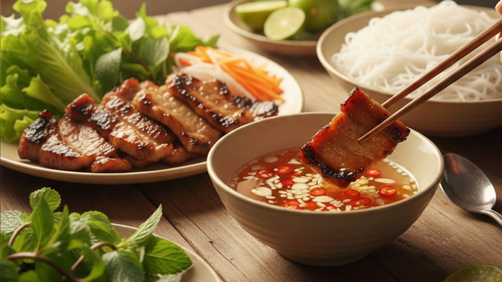 Tuyệt chiêu cách làm nước mắm ăn bún thịt nướng chuẩn vị, tỏi ớt nổi bần bật cho người bận rộn