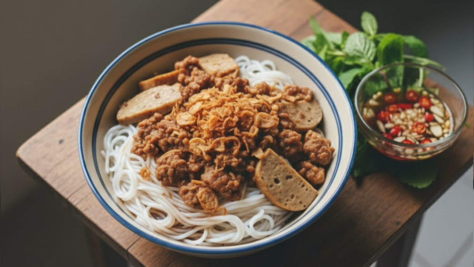 Cách làm nước tương ăn bún thịt băm: Vị ngon Hà Nội phố cho bữa tối thảnh thơi